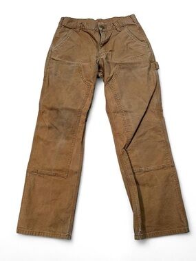 Carhartt Men’s Relaxed Straight Fit Rugged Flex Duck Double Knee Pants 29x27